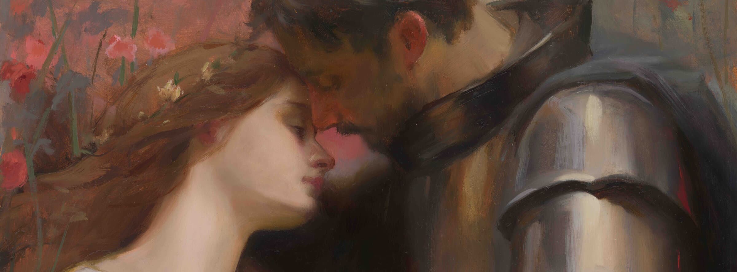 Maiden and Knight painting