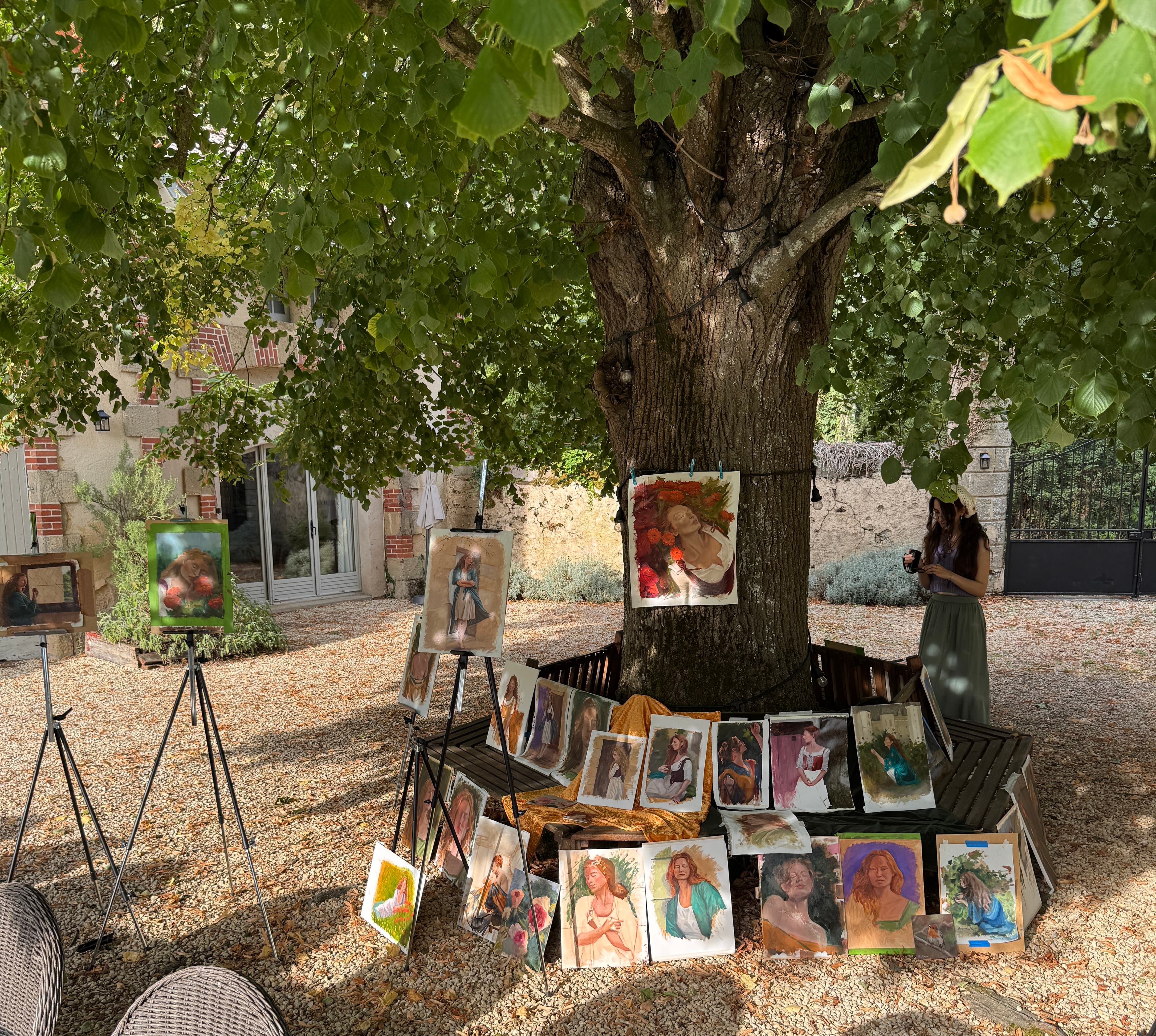 Oil painting retreat